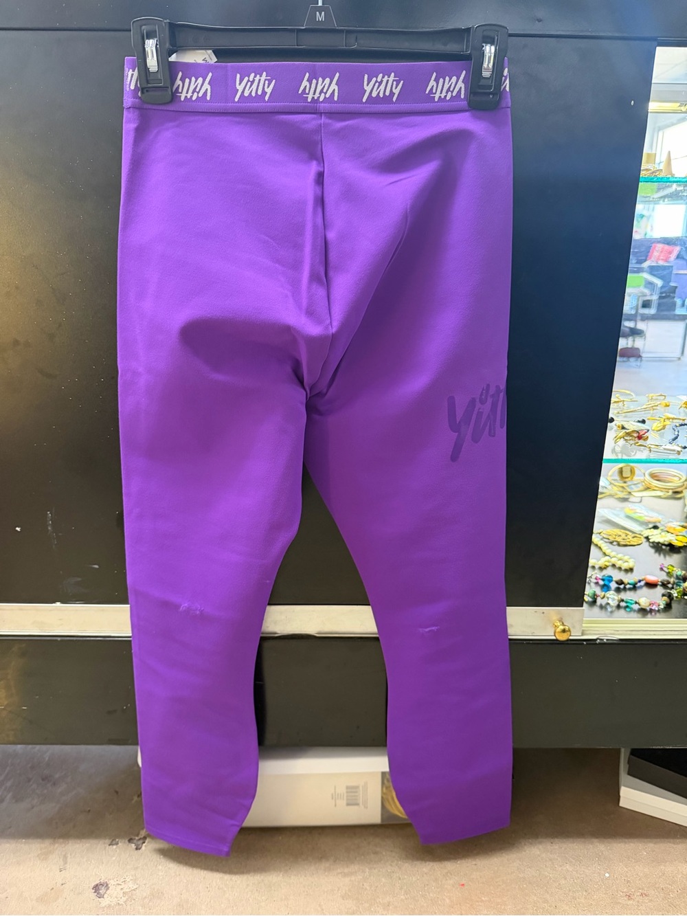 Yitty Major Label Shaping High Waist Logo Legging Purple Leggings Medium